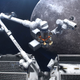 Conceptual image showing the Canadian Space Agency’s Canadarm3.